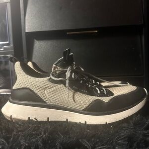 Cole Haan Men's Zerogrand Trainer C30450 Sesame-Black-Sesame